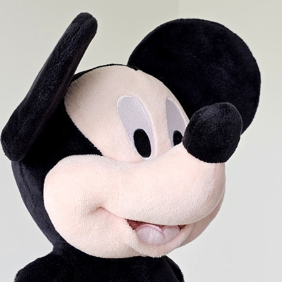 Disney Mickey Mouse Soft Plush Toy 18'' Black Red Yellow Stuffed Animal - Picture 12 of 15